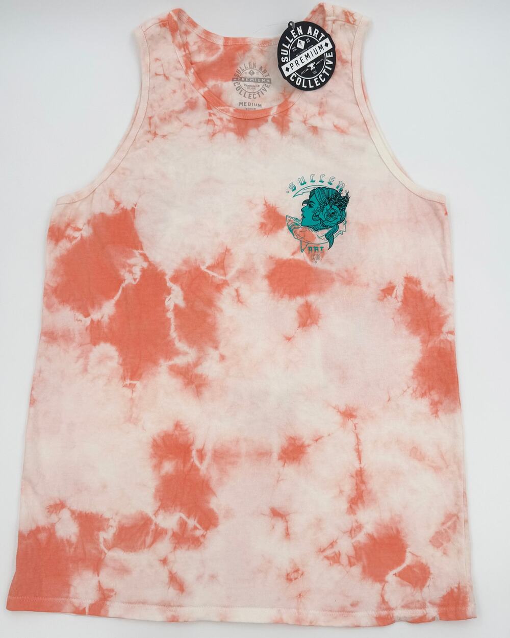 Sullen Art Premium Tie Dye Tattoo Graphic Tank Top NWT Medium